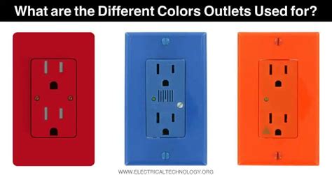 red color electrical outlet